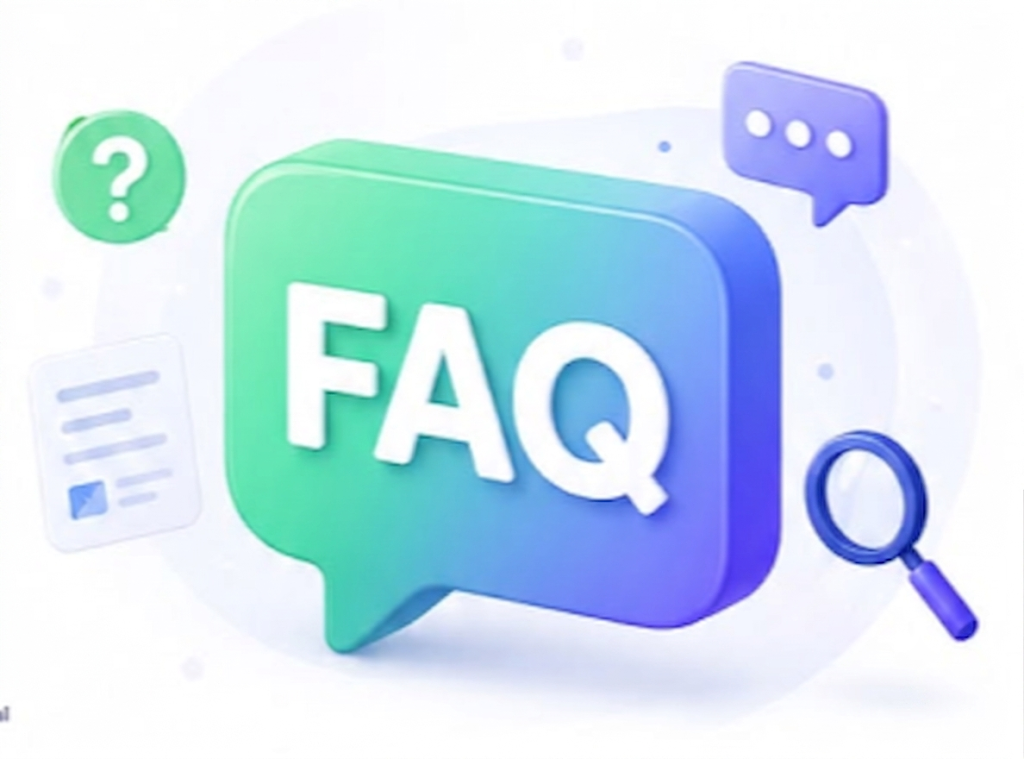 FAQ — frequently asked questions illustration